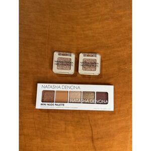 Natasha Denona Mini Nude Eyeshadow Palette & 2 I Need A Nude Muse Singles Bundle
